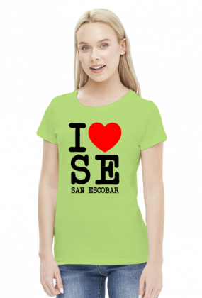 I love San Escobar - koszulka damska