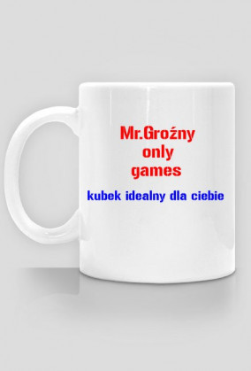 Kubek Mr.Groźny only games
