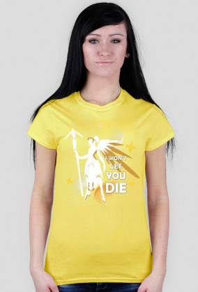 Koszulka Damska Overwatch - I WONT LET YOU DIE - Mercy