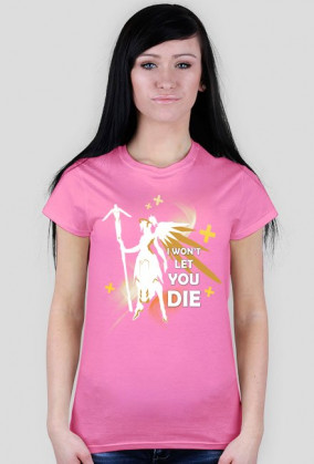 Koszulka Damska Overwatch - I WONT LET YOU DIE - Mercy