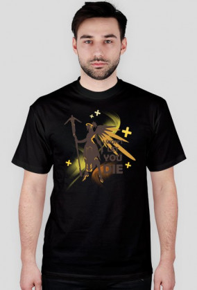 Koszulka Męska - Overwatch - I WONT LET YOU DIE - Mercy