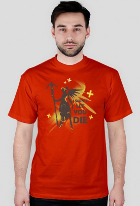 Koszulka Męska - Overwatch - I WONT LET YOU DIE - Mercy