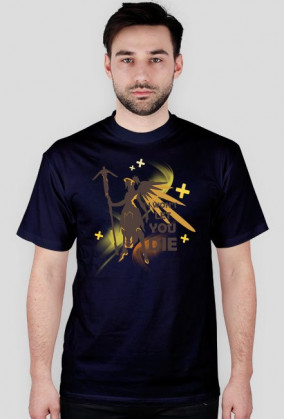 Koszulka Męska - Overwatch - I WONT LET YOU DIE - Mercy