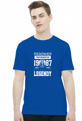 koszulka Życie zaczyna się po trzydziestce, narodziny legendy 1987