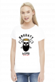BRODATY ŁOTR Biały Girl