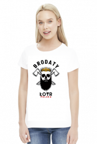 BRODATY ŁOTR Biały Girl