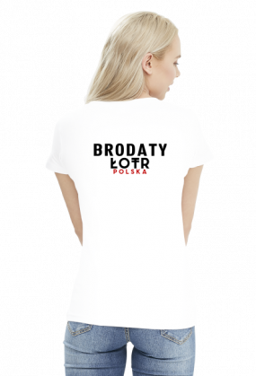 BRODATY ŁOTR Biały Girl
