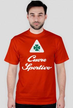 Cuore Sportivo, biały napis