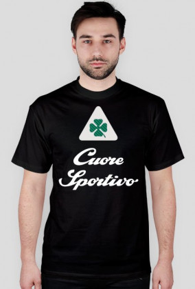 Cuore Sportivo, biały napis