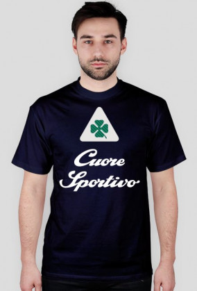 Cuore Sportivo, biały napis