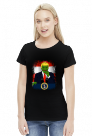 Pepe Trump - koszulka damska (women's t-shirt)
