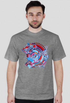 Mandala Blue Top Man Mix