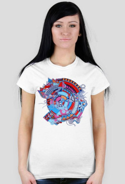 Mandala Blue Top Woman Mix
