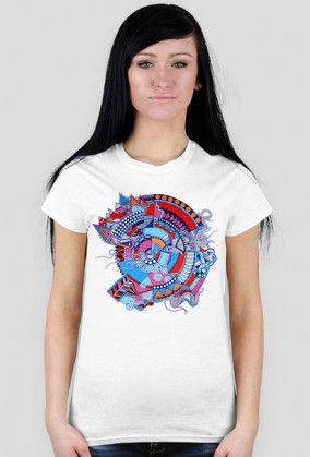 Mandala Blue Top Woman Mix