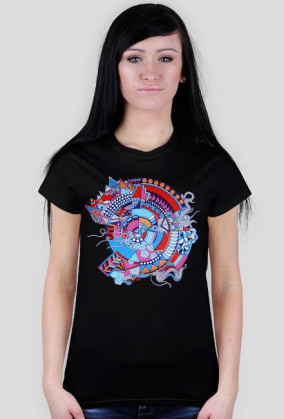 Mandala Blue Top Woman Mix