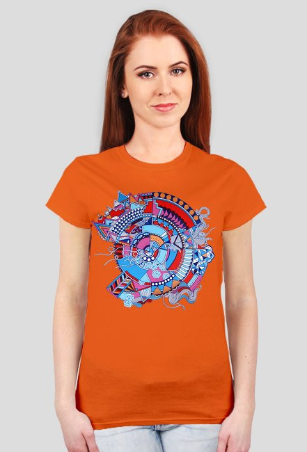 Mandala Blue Top Woman Mix