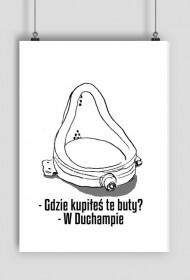 Plakat Buty z Duchampa