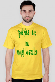 Koszulka - Podpisz się