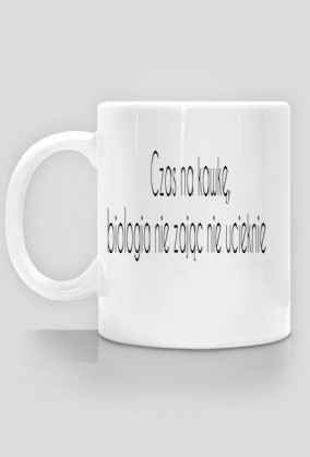Kubek "Czas na kawkę, biologia może poczekać"