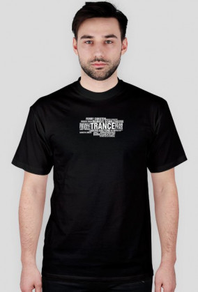 Koszulka Trance TagCloud (czarna)