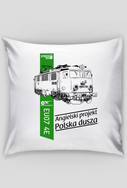 Poszewka na poduszkę - Angielski projekt, polska dusza (EU07 4E)