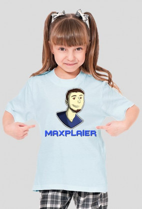 Koszulka dziecięca "Maxplaier" (LOGO2) dziewczynka