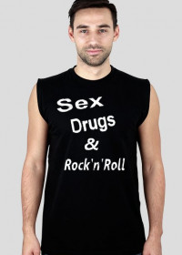 KOSZULKA SEX DRUGS AND ROCK N ROLL (MĘSKA,KRÓTKA)