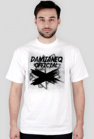 #DamianeqOfficial- Czarny T-Shirt Męski