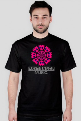 Koszulka Psytrance Music - Monsters (czarna)