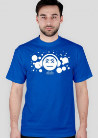 Koszulka Drum And Bass Evil Man (niebieska)