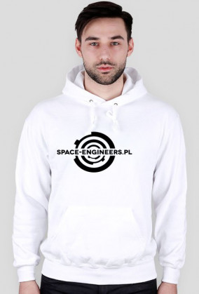 Bluza z kapturem (kangurka) S biała