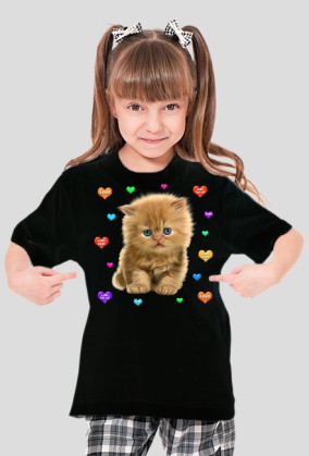 Koszulka z kotkiem