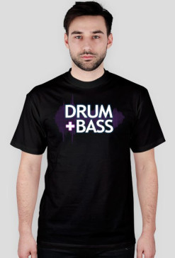 Koszulka Drum And Bass Plus (czarna)