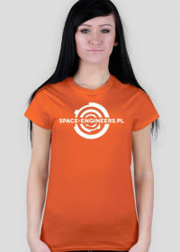 Koszulka damska S pomarańczowa