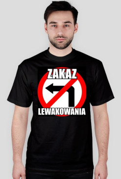 Zakaz lewakowania - męska