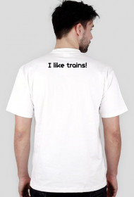 T-shirt "Lubię pociągi"