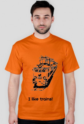 T-shirt "Lubię pociągi"