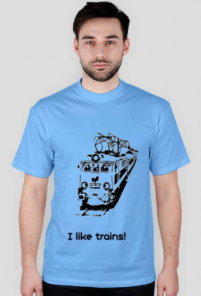 T-shirt "Lubię pociągi"