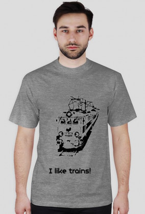 T-shirt "Lubię pociągi"