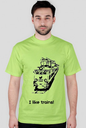 T-shirt "Lubię pociągi"