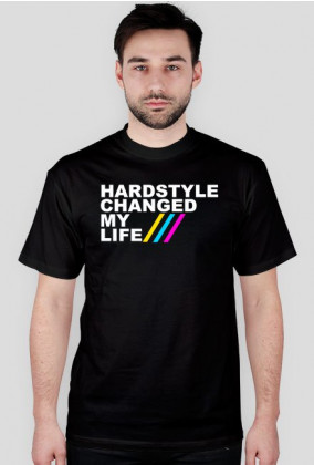 Koszulka Hardstyle Changed My Life (czarna)
