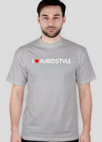 Koszulka I Love Hardstyle (szara)