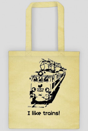 Torba "Lubię pociągi"