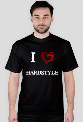 Koszulka I Love Hardstyle 2 (czarna)