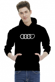 'Audi heart' bluza męska,kaptur