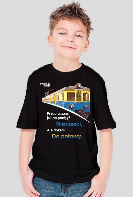 Koszulka - Niebieski do połowy (EN57)