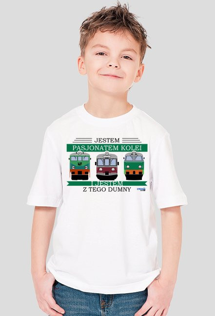 Koszulka - Jestem pasjonatem kolei i jestem z tego dumny