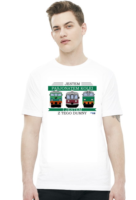 Koszulka - Jestem pasjonatem kolei i jestem z tego dumny