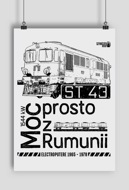 Plakat - Moc prosto z Rumunii (ST43)