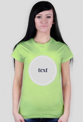 Podkoszulek "text" (Damska)
